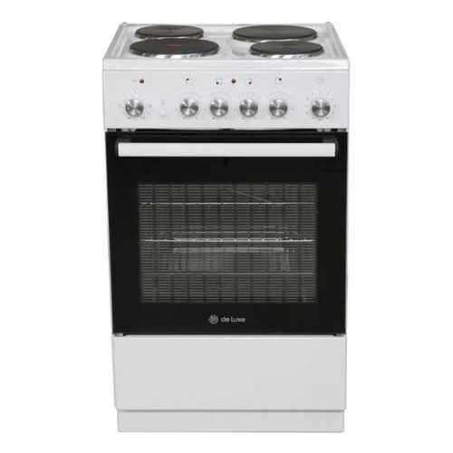 Электрическая плита DeLuxe 5004.18э White в Медиа Маркт