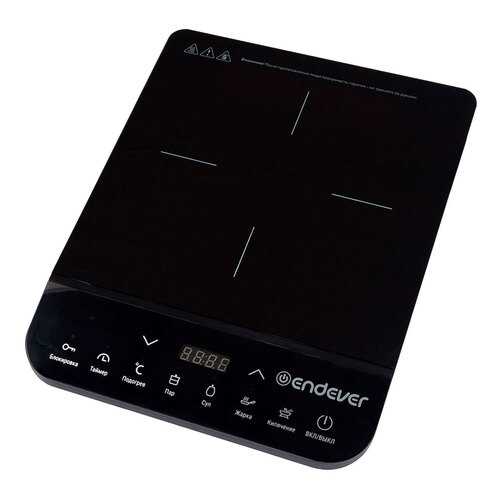 Настольная электрическая плитка Endever Skyline IP-24 Black в Медиа Маркт