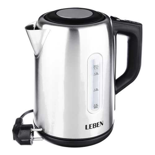 Чайник электрический LEBEN 291-045 Silver/Black в Медиа Маркт
