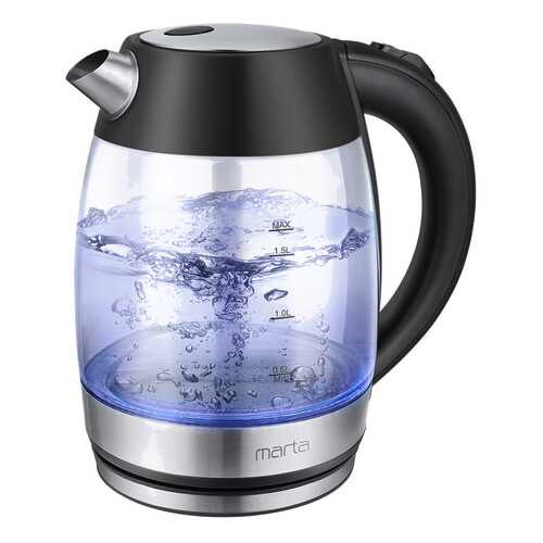 Чайник электрический Marta MT-4563 Black/Silver в Медиа Маркт