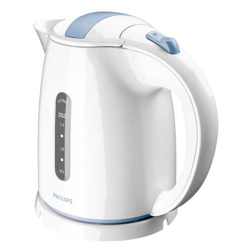 Чайник электрический Philips HD4646/70 White/Blue в Медиа Маркт