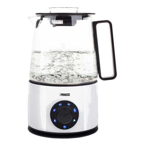 Чайник электрический Princess 236007 White/Black в Медиа Маркт