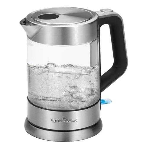 Чайник электрический Profi Cook PC-WKS 1107G Silver/Black в Медиа Маркт