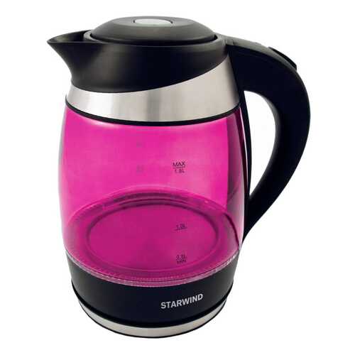 Чайник электрический StarWind SKG2214 Black/Pink в Медиа Маркт
