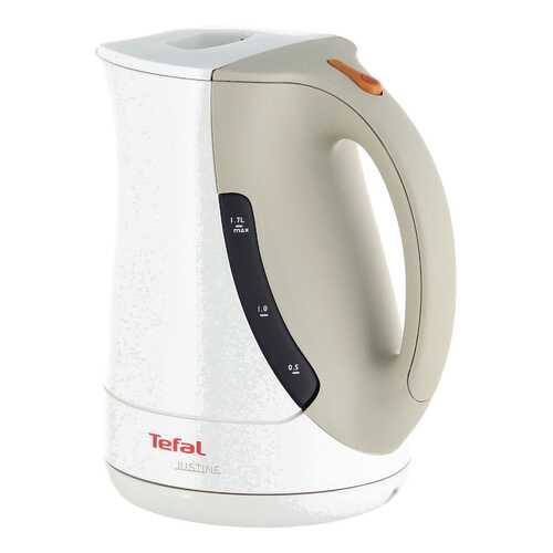Чайник электрический Tefal Justine BF560140 White/Beige в Медиа Маркт