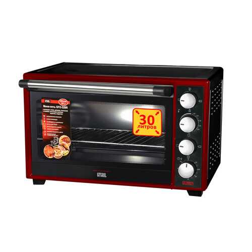 Мини-печь GFGRIL GFO-32BR Black/Red в Медиа Маркт
