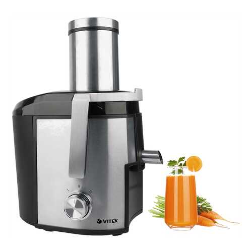 Соковыжималка центробежная VITEK VT-3667 silver/black в Медиа Маркт