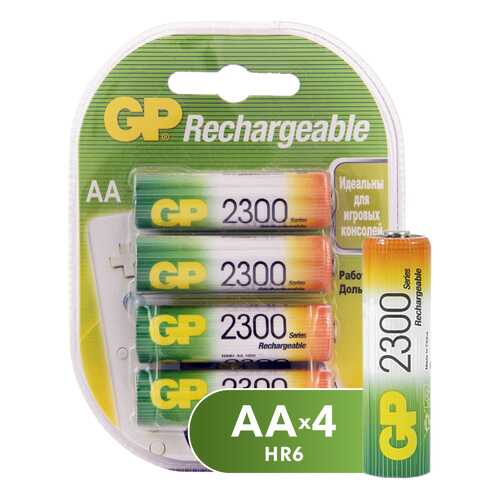 Аккумуляторная батарея GP AA 230AAHC 4 шт в Медиа Маркт