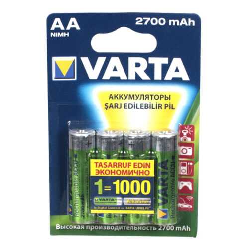 Аккумуляторы Varta HR6 4 шт в Медиа Маркт