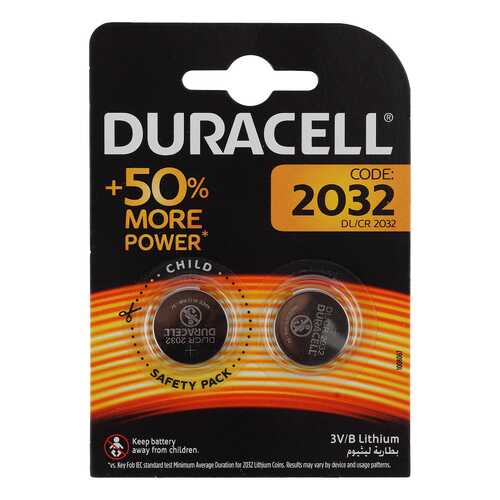 Батарейка Duracell CR2032-2BL 2 шт в Медиа Маркт
