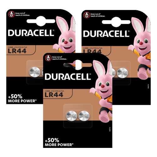 Батарейка Duracell LR44 1.5V 2шт (3 упаковки) в Медиа Маркт