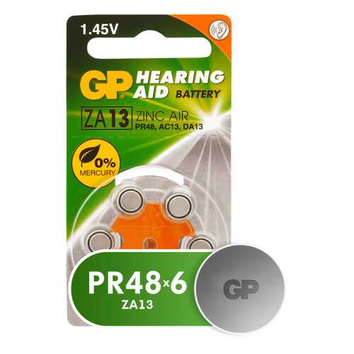 Батарейка GP ZA 13 (PR48) (ZA13FRA-9D6) 6 шт в Медиа Маркт
