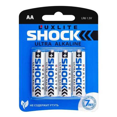Батарейка Luxlite Shock АА 4 шт в Медиа Маркт