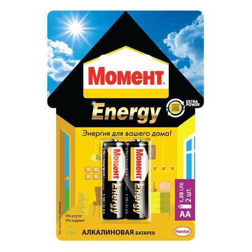 Батарейка Момент Energy 2098780 2 шт в Медиа Маркт