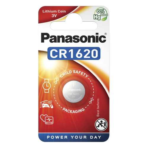 Батарейка Panasonic CR-1620EL/1B 1 шт в Медиа Маркт