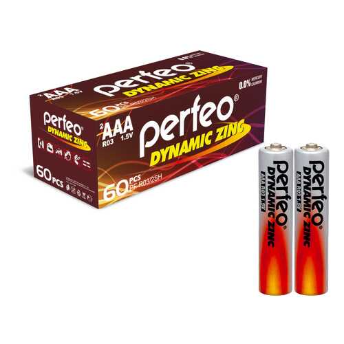 Батарейка Perfeo R03/2SH Dynamic Zinc 60 шт в Медиа Маркт