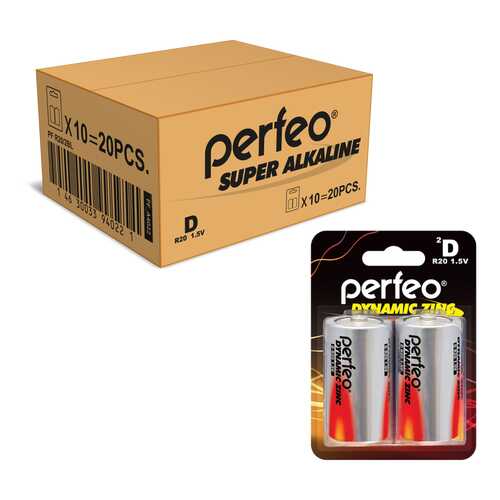 Батарейка Perfeo R20/2BL Dynamic Zinc 20 шт в Медиа Маркт