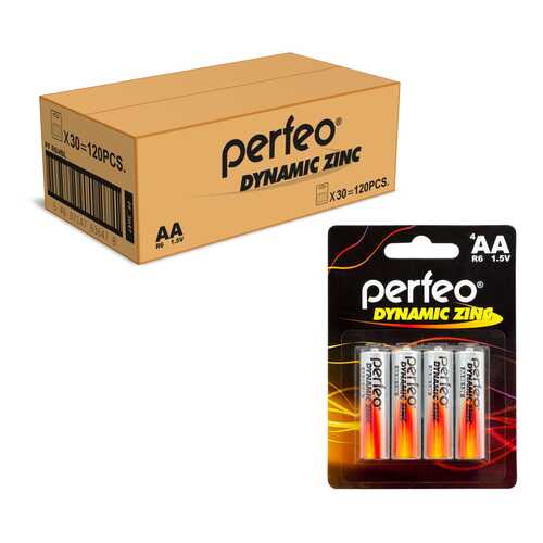 Батарейка Perfeo R6/4BL Dynamic Zinc 120 шт в Медиа Маркт