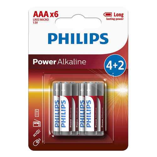 Батарейка Philips LR03P6BP/10 Power 6 шт в Медиа Маркт