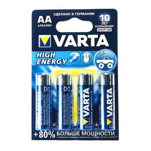 Батарейка VARTA High Energy/ Longlife Power AA(LR6) 4 шт в Медиа Маркт