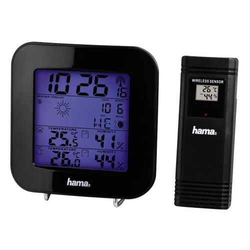 Метеостанция HAMA EWS-200 Black в Медиа Маркт