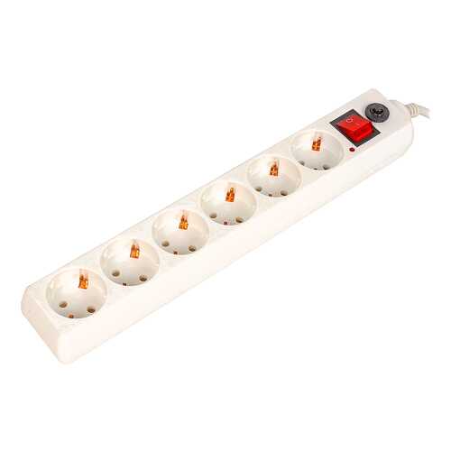 Сетевой фильтр BURO 600SH-3-W, 6 розеток, 3 м, White в Медиа Маркт