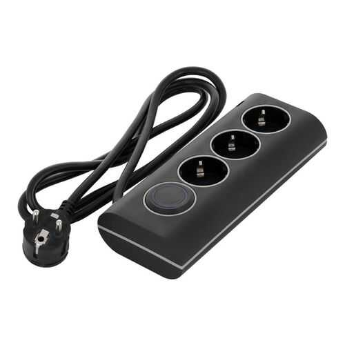 Сетевой фильтр Rombica Neo WC3 PSE-001, 3 розетки, 1,5 м, Black в Медиа Маркт
