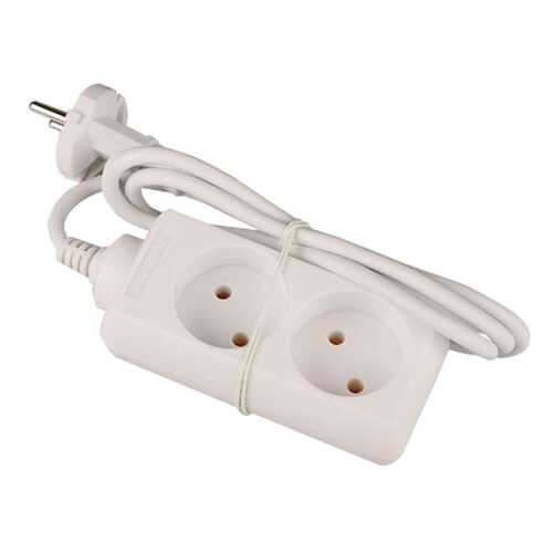 Удлинитель Volsten S 2x1,5, 2 розетки, 1,5 м, White в Медиа Маркт