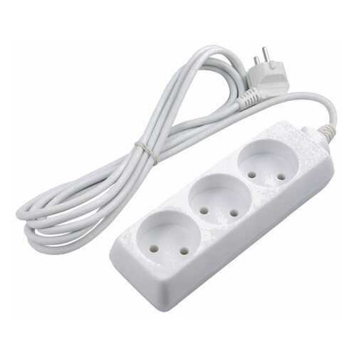 Удлинитель Volsten S 3x1,5, 3 розетки, 1,5 м, White в Медиа Маркт