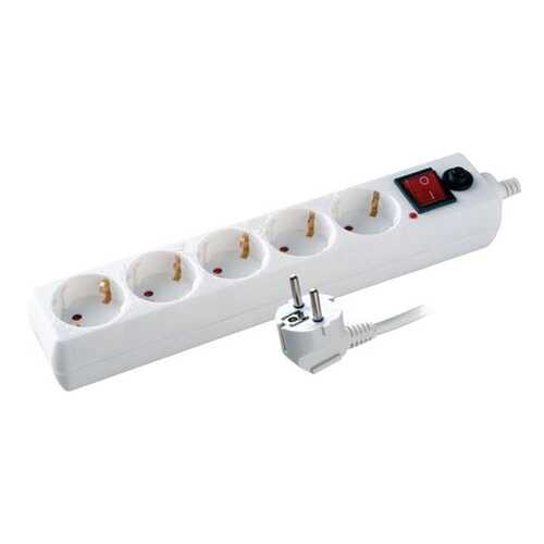 Удлинитель Volsten SP 5x1,5, 5 розеток, 1,5 м, White в Медиа Маркт