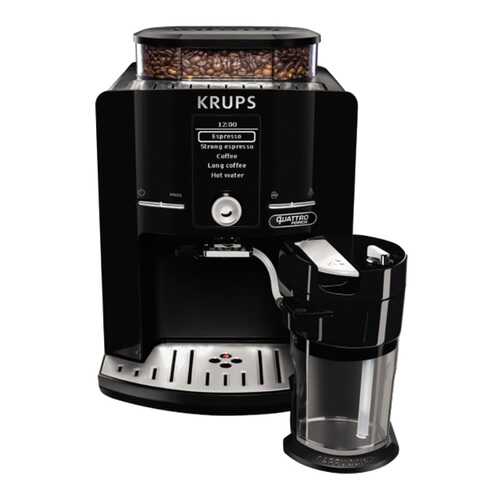 Кофемашина автоматическая Krups Quattro Force EA82F810 Black в Медиа Маркт