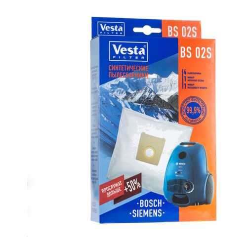 Пылесборник Vesta filter BS 02 S 4шт в Медиа Маркт