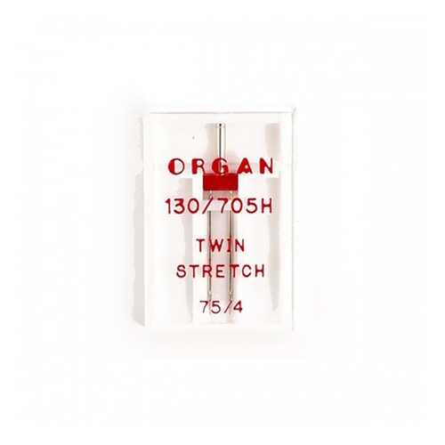 Иглы Organ двойные супер стрейч №75/4 для БШМ упак,1 игла в Медиа Маркт