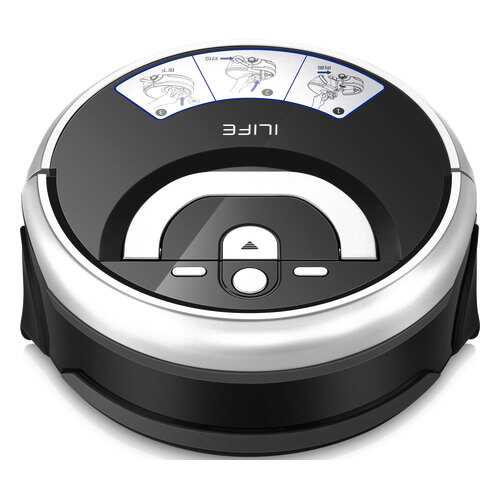 Робот-пылесос ILIFE W400 RUS Black+shinny silver в Медиа Маркт