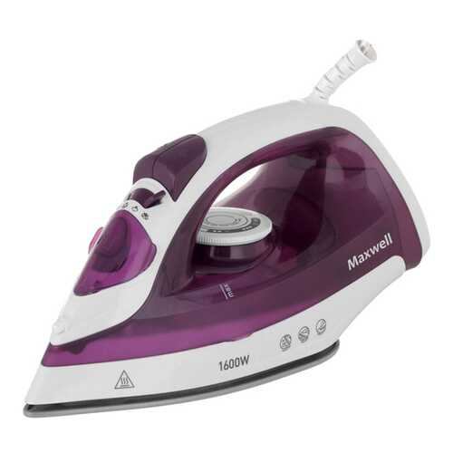 Утюг Maxwell MW-3041 VT White/Purple в Медиа Маркт