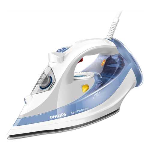 Утюг Philips Azur Performer GC3802/27 White/Blue в Медиа Маркт