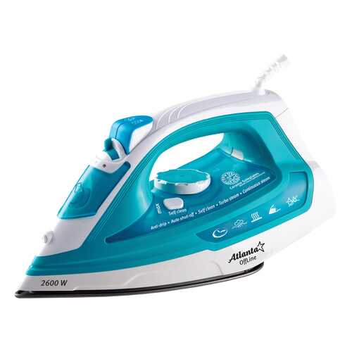 Утюг с пароувлажнением Atlanta ATH-5530 (white) в Медиа Маркт