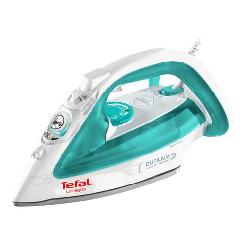 Утюг Tefal Ultragliss White/Cyan в Медиа Маркт