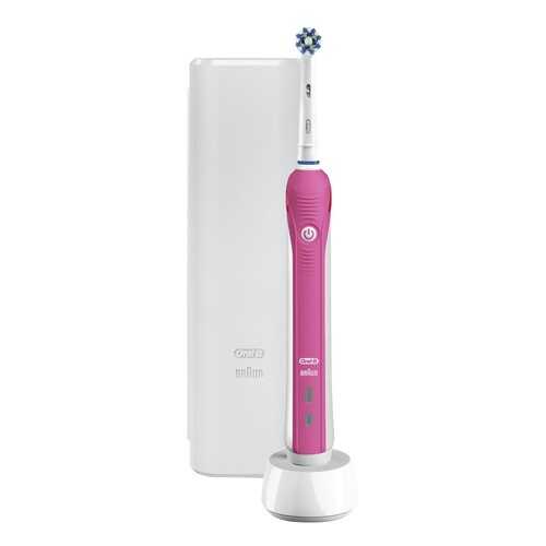 Электрическая зубная щетка Braun Oral-B Pro 2 2500 Cross Action Pink+Футляр в Медиа Маркт