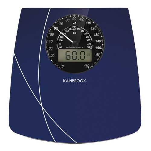 Весы напольные Kambrook The Smarter Choice KSC305 Blue/Black в Медиа Маркт