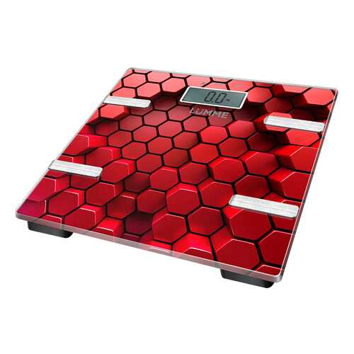Весы напольные LUMME LU-1331 Red в Медиа Маркт