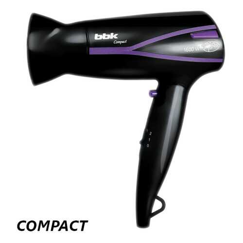 Фен BBK BHD1608i Black/Purple в Медиа Маркт