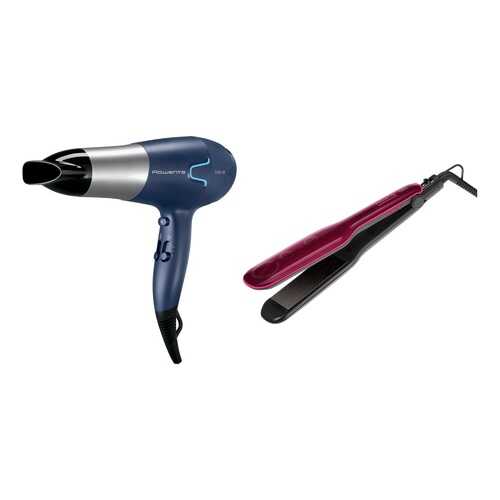 Комплект Фен Rowenta Essentials CV5610 + Выпрямитель для волос Rowenta SF4112F0 в Медиа Маркт