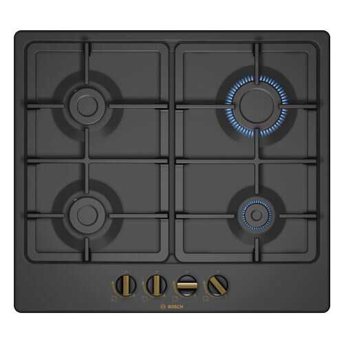 Встраиваемая газовая панель Bosch PGP6B3B90R Black в Медиа Маркт