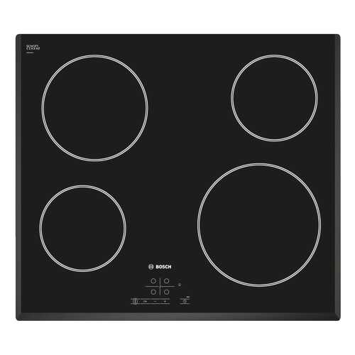 Встраиваемая варочная панель электрическая Bosch PKE651B17E Black в Медиа Маркт