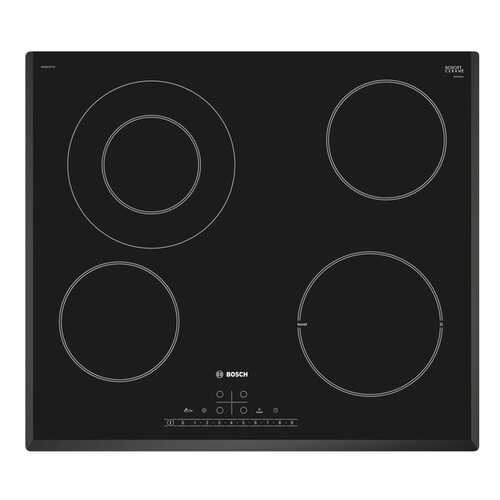 Встраиваемая варочная панель электрическая Bosch PKF651FP1E Black в Медиа Маркт
