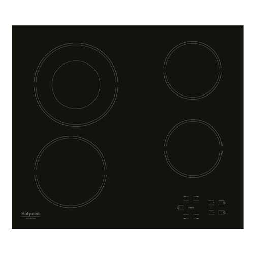 Встраиваемая варочная панель электрическая Hotpoint-Ariston HR 622 C Black в Медиа Маркт