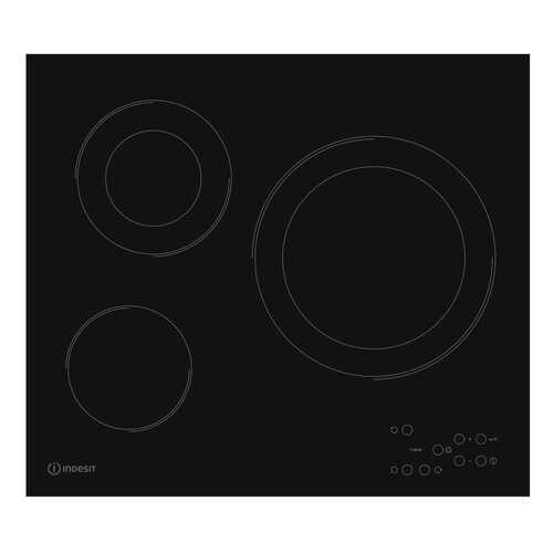 Встраиваемая варочная панель электрическая Indesit RI 360 C Black в Медиа Маркт