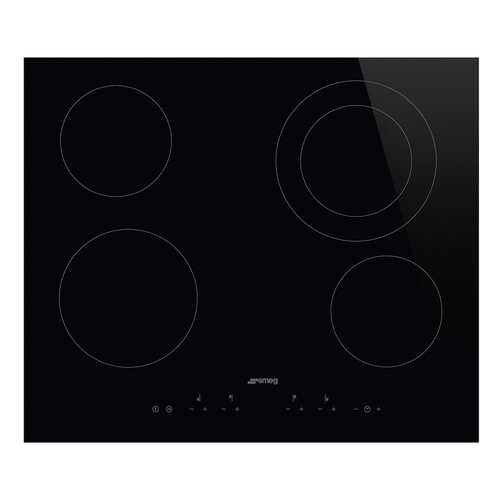 Встраиваемая варочная панель электрическая Smeg SE364ETD Black в Медиа Маркт