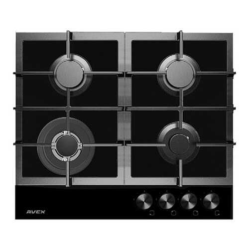 Встраиваемая варочная панель газовая AVEX HM 6044 B Black в Медиа Маркт